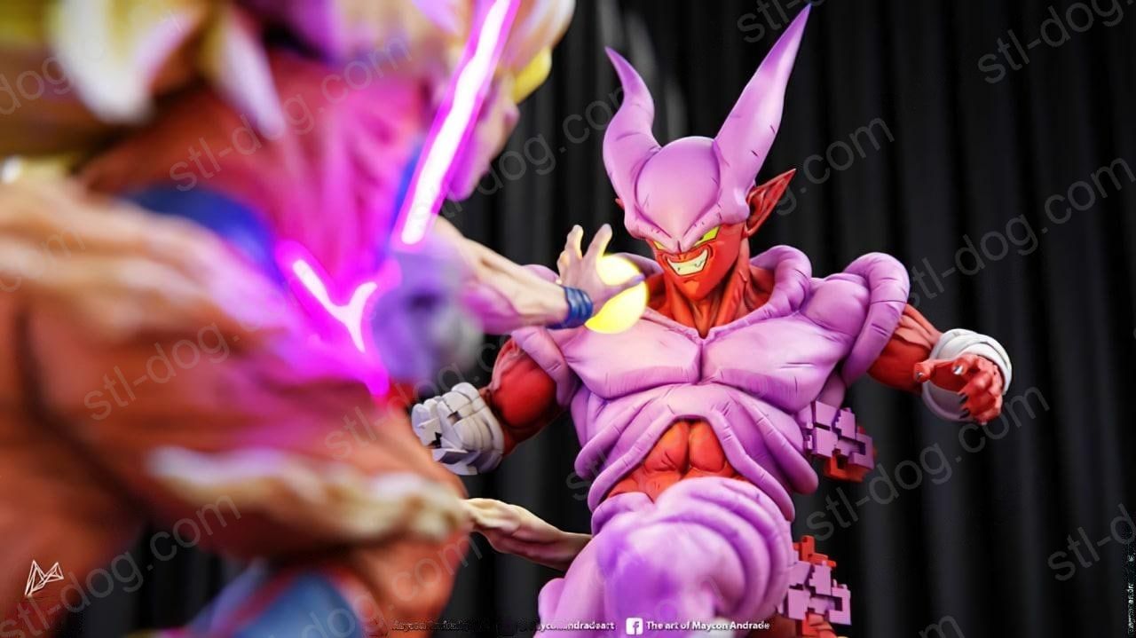 龙珠 孙悟空 VS 邪念波 Goku VS Janemba 3D打印图纸