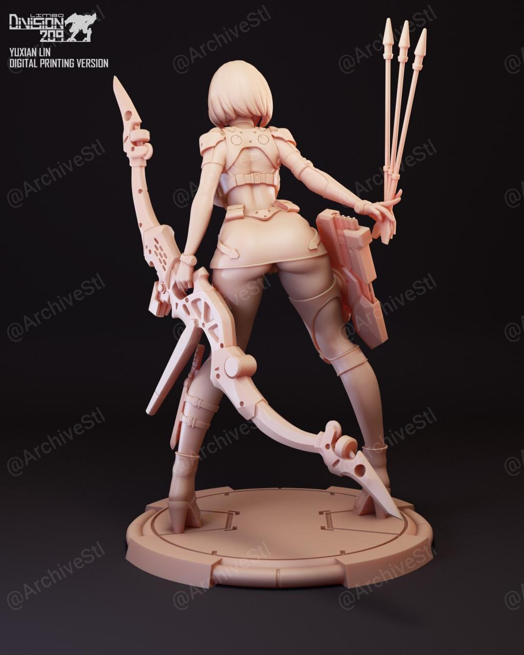 林羽弦 机娘弓 3D打印图纸