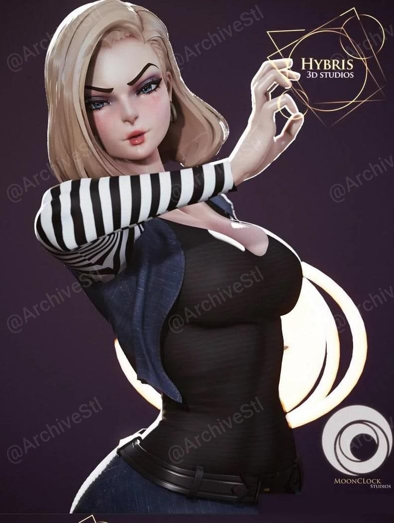 龙珠(Dragon Ball) C18 3D打印图纸