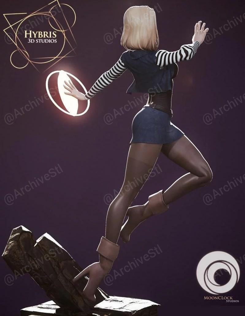 龙珠(Dragon Ball) C18 3D打印图纸