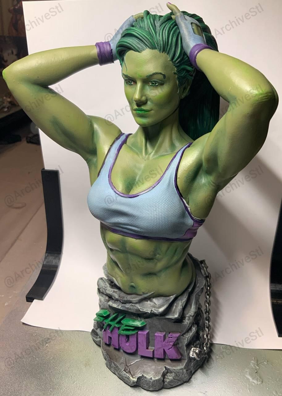 绿巨人 女浩克 3D打印图纸