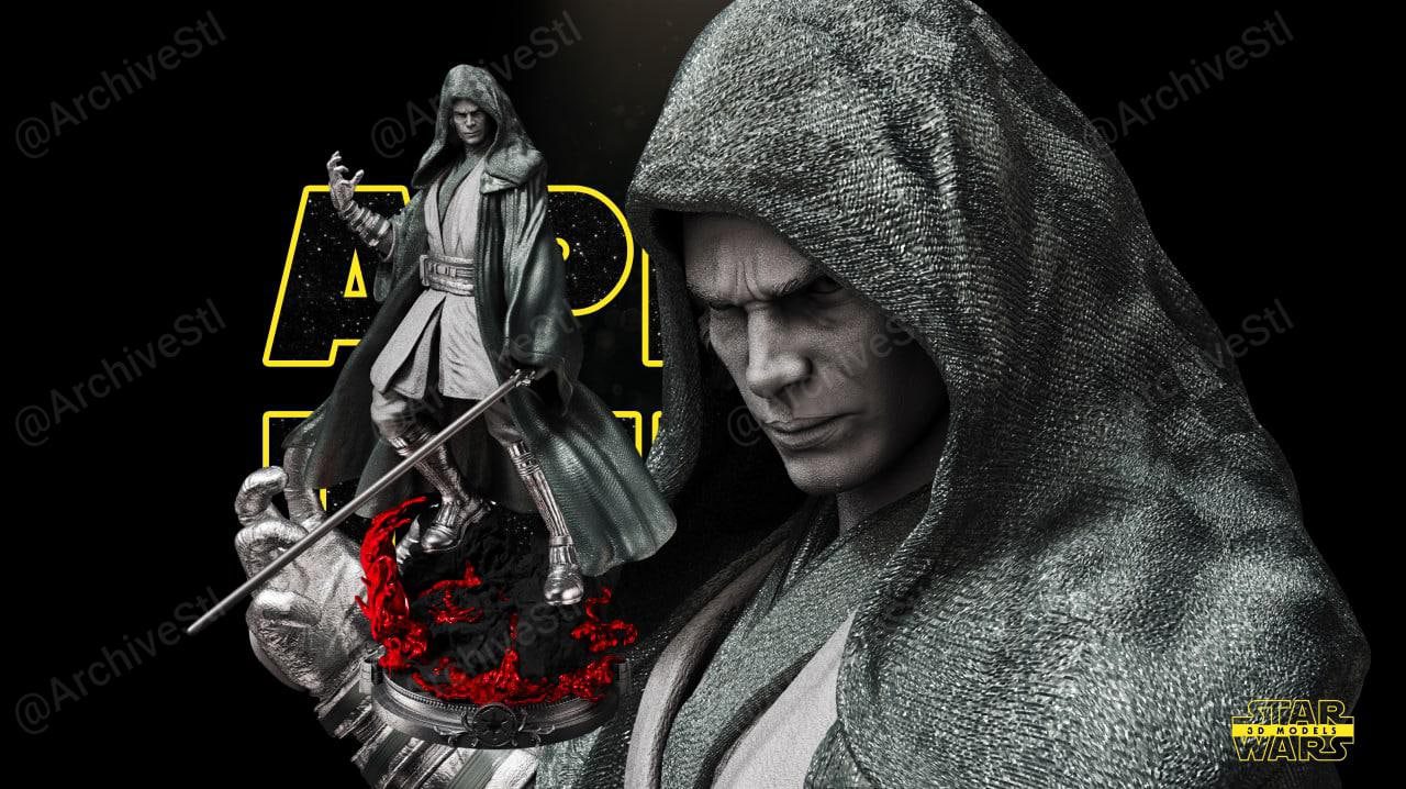 星球大战（Star Wars）阿纳金·天行者（Anakin Skywalker）3D打印图纸