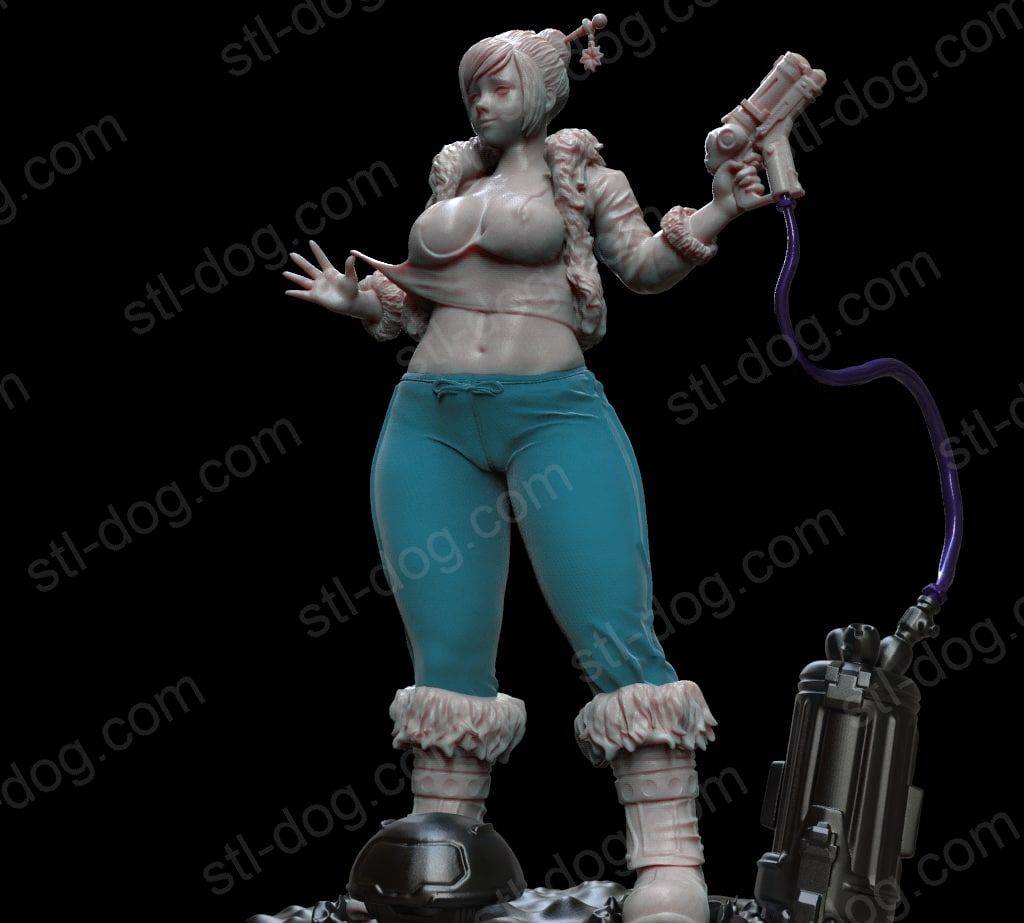 守望先锋（Overwatch）的小美（Mei）3D打印图纸