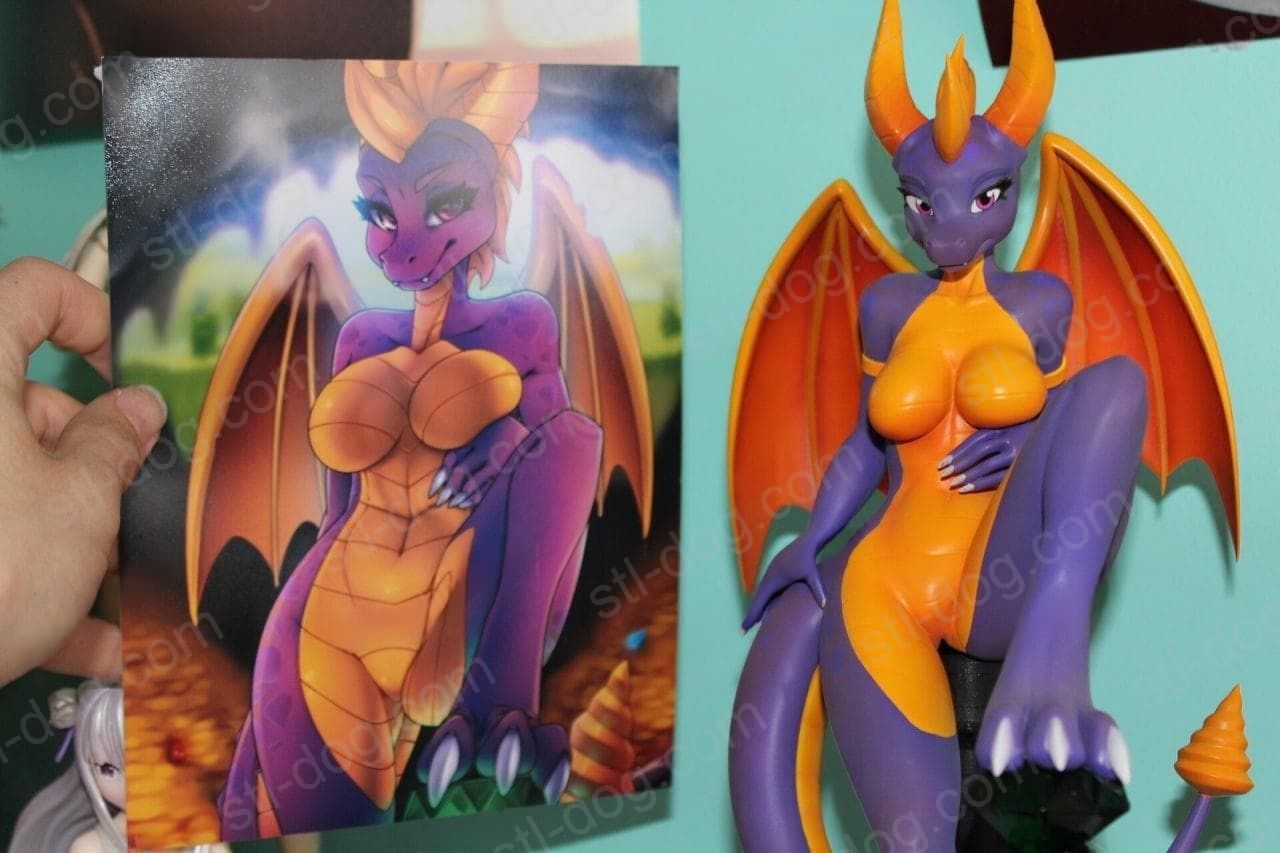 性感小龙(Sexy Spyro) 3D打印图纸