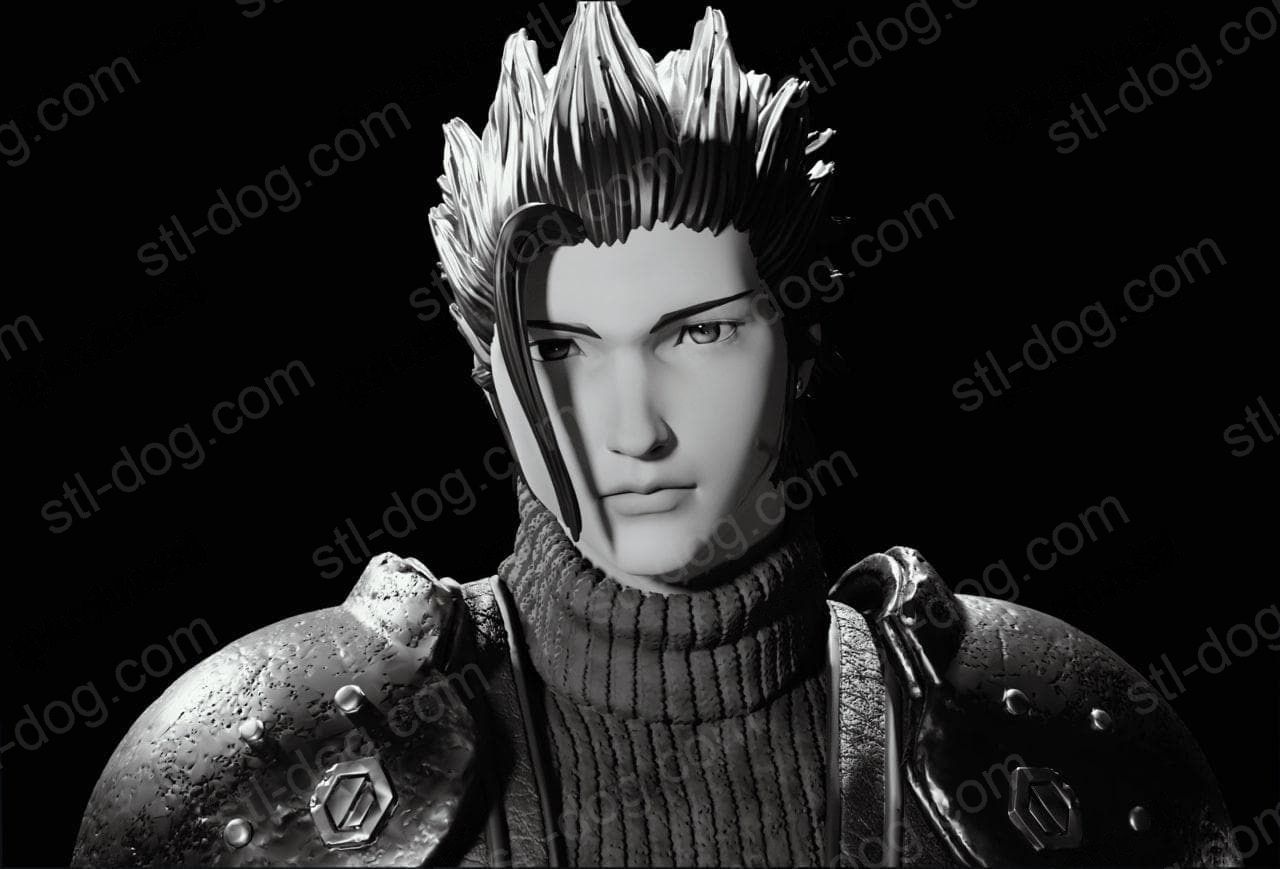 最终幻想 VII 扎克斯·菲尔 零式(Zack Fair) 3D打印图纸