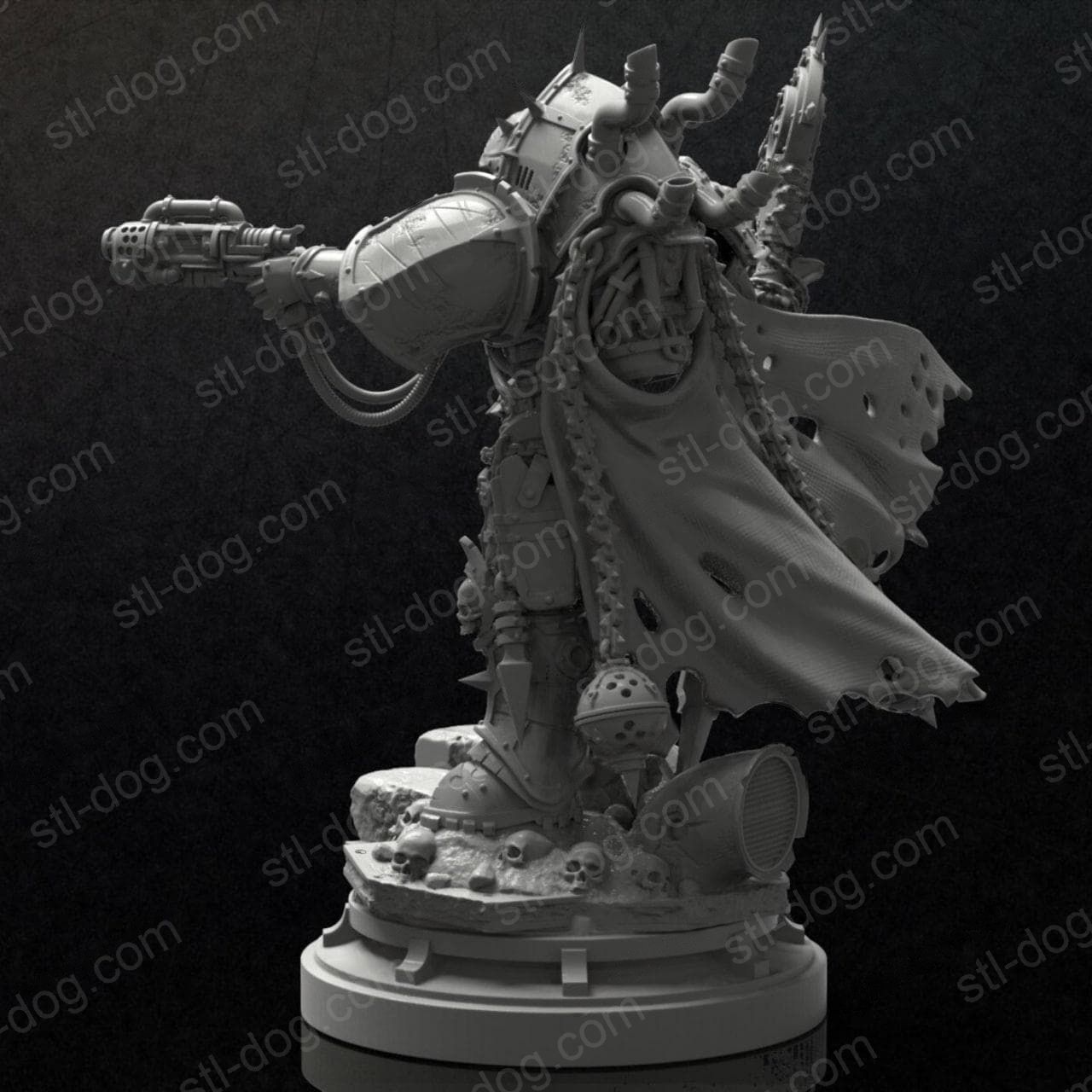 战锤40k 死亡守卫 Mortarion Nurgle 3D打印图纸