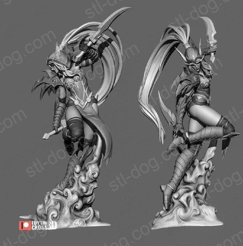 魔兽世界 炉石传说 瓦莉拉·萨古纳尔 Valeera Sanguinar 3D打印图纸