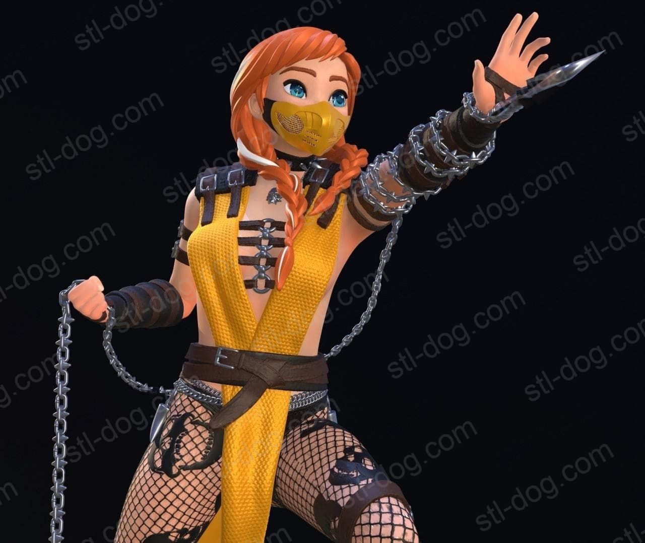 安娜·蝎子(Anna Scorpion) 3D打印图纸