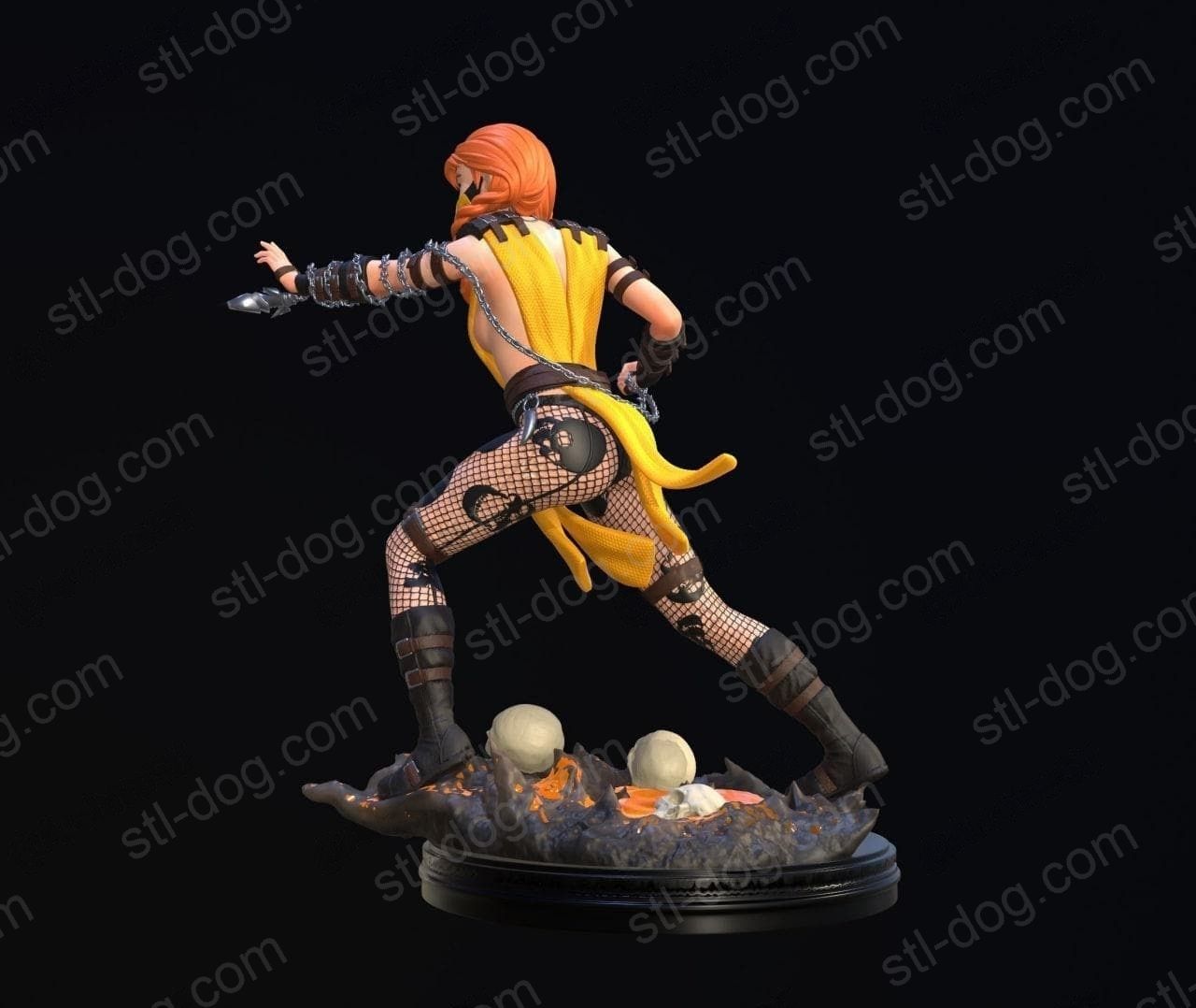 安娜·蝎子(Anna Scorpion) 3D打印图纸