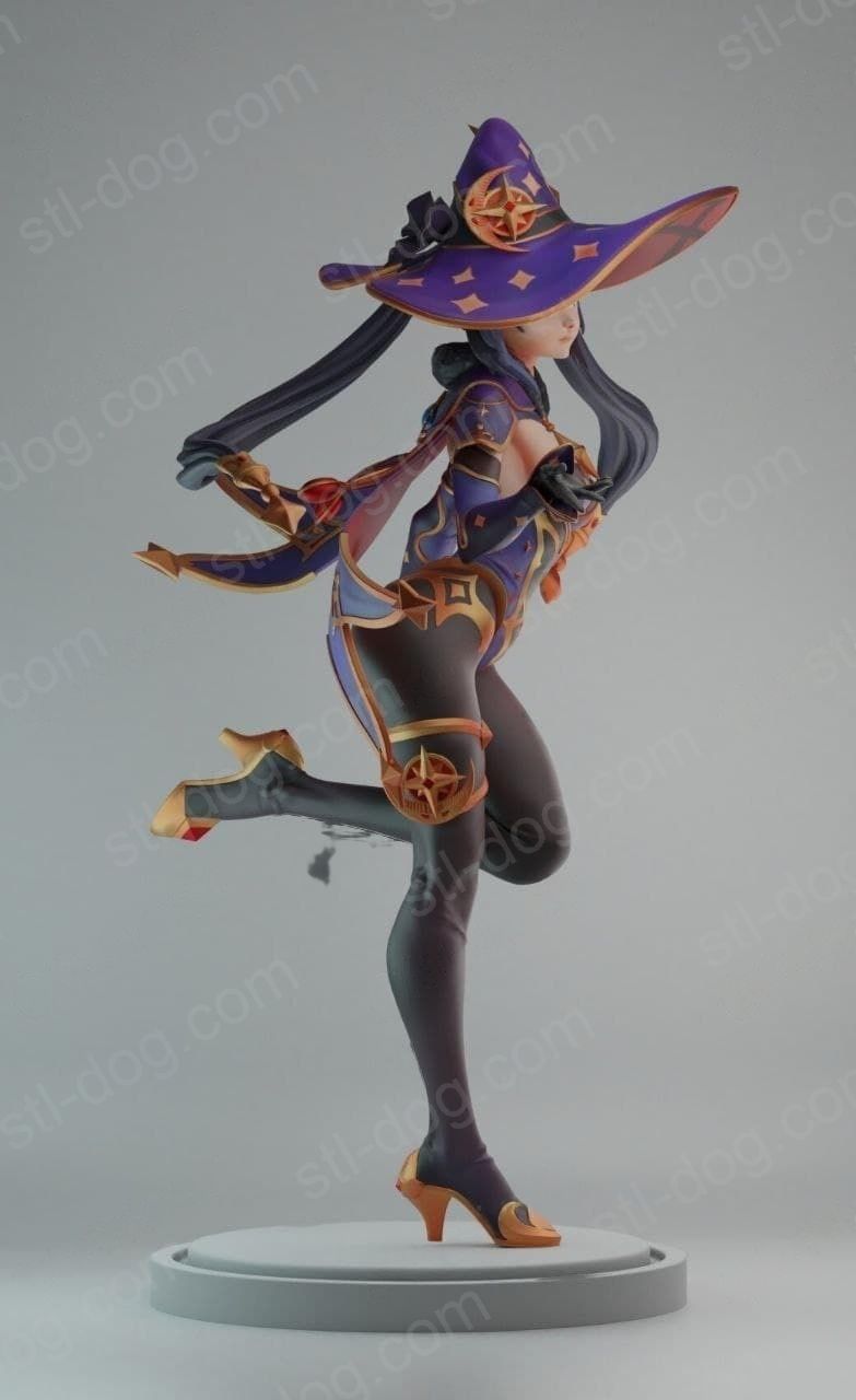 原神(Genshin Impact) 莫娜 Mona 3D打印图纸