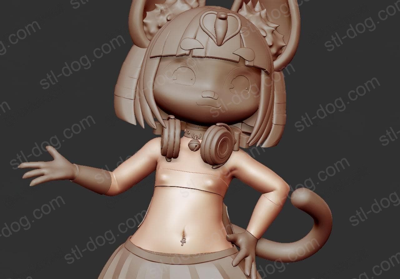 动物森友会 安卡(Ankha) 3D打印图纸