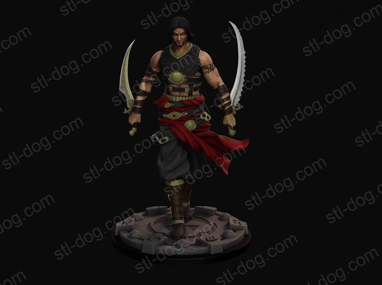 《波斯王子（Prince of Persia）3D打印图纸》