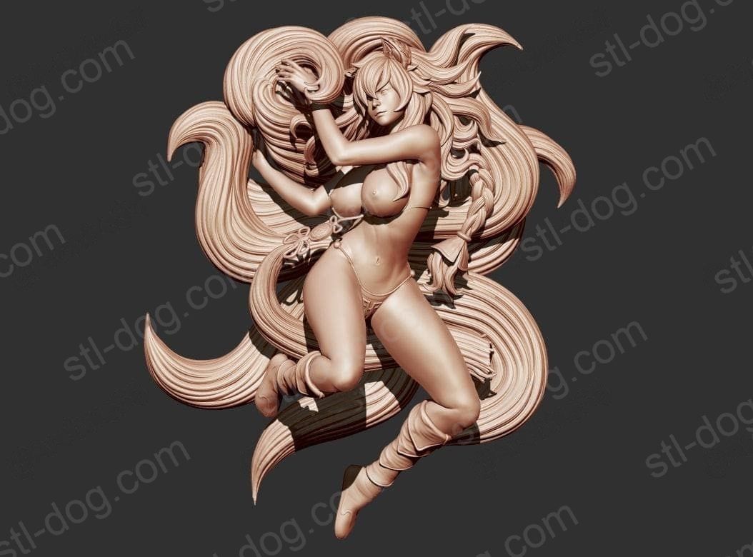 英雄联盟(League of Legends) - 阿狸(Ahri) 3D打印图纸