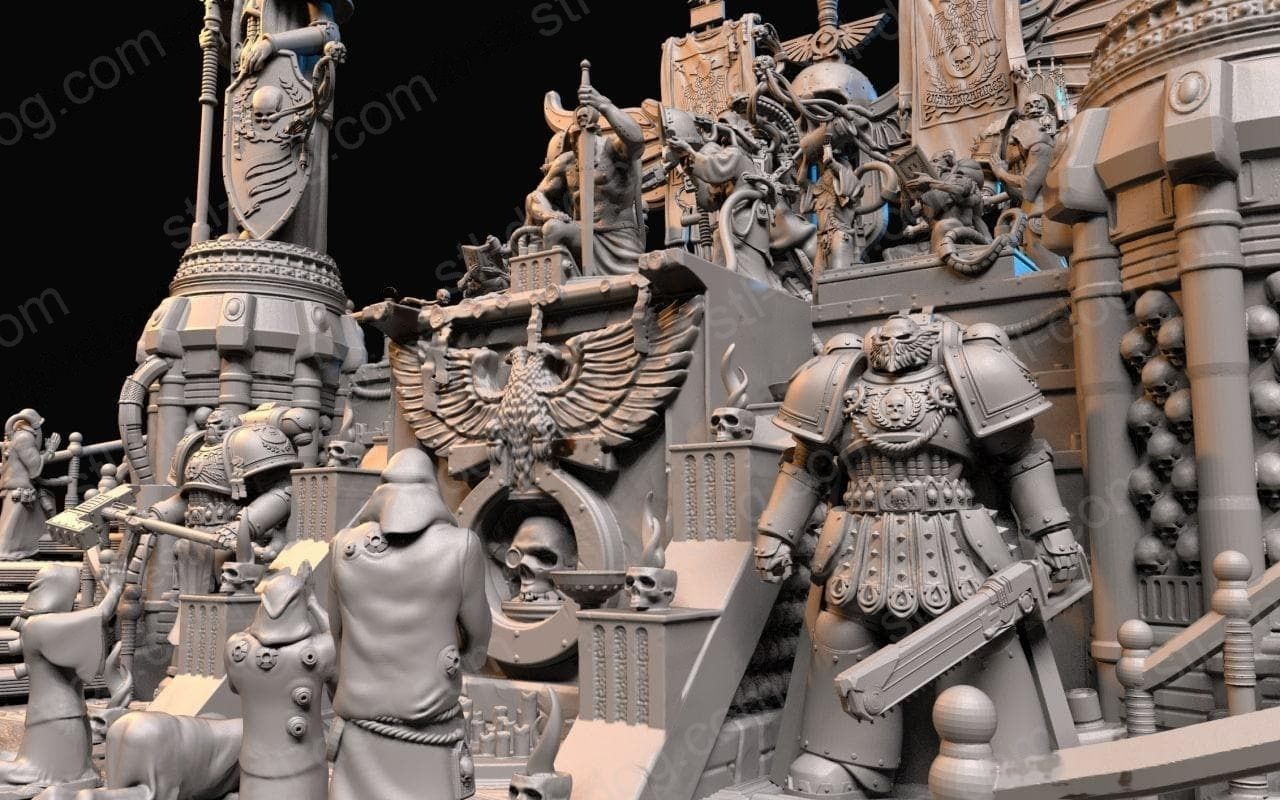 战锤40K Warhammer 40K  3D打印图纸