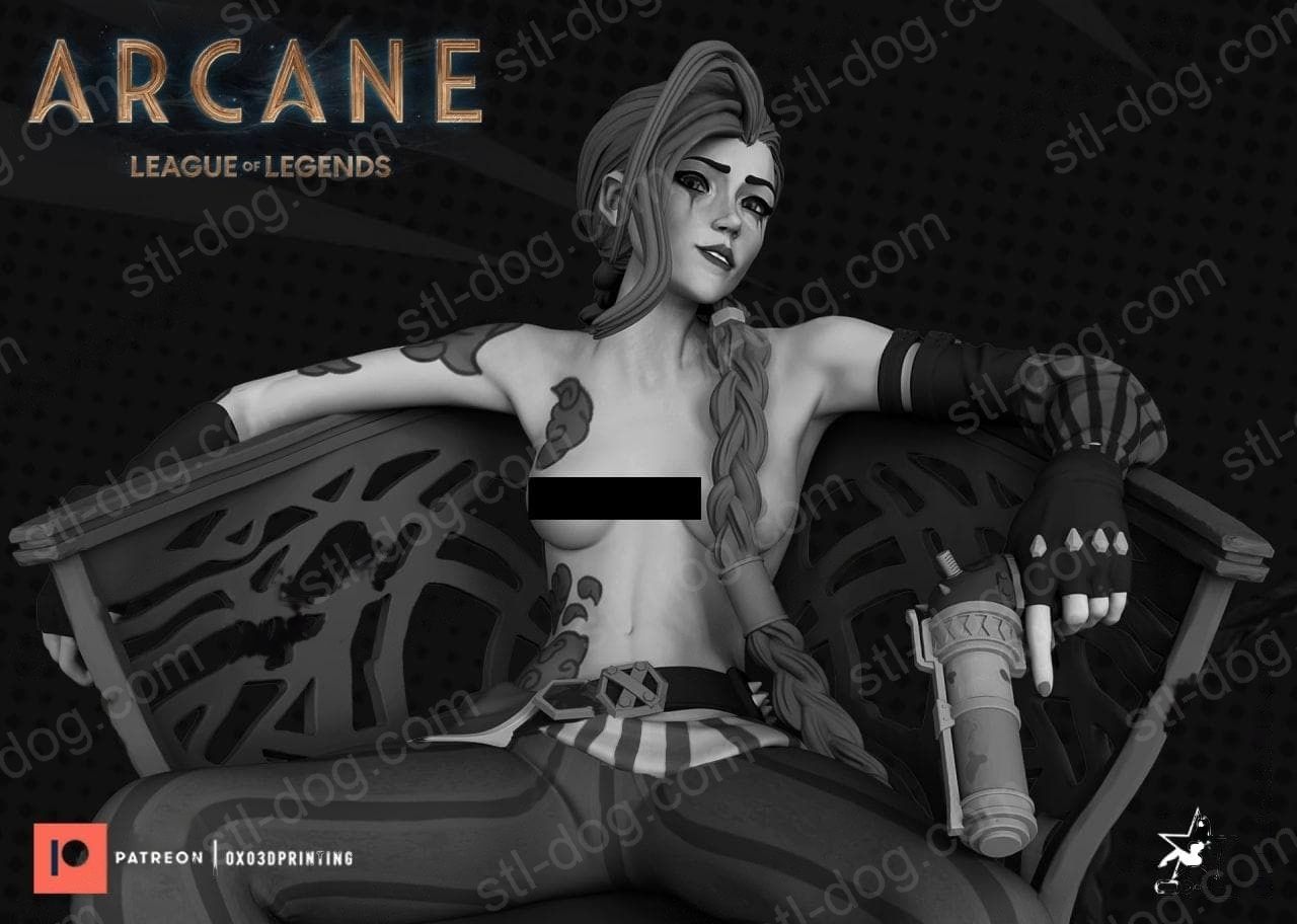 英雄联盟 金克丝 3D打印图纸