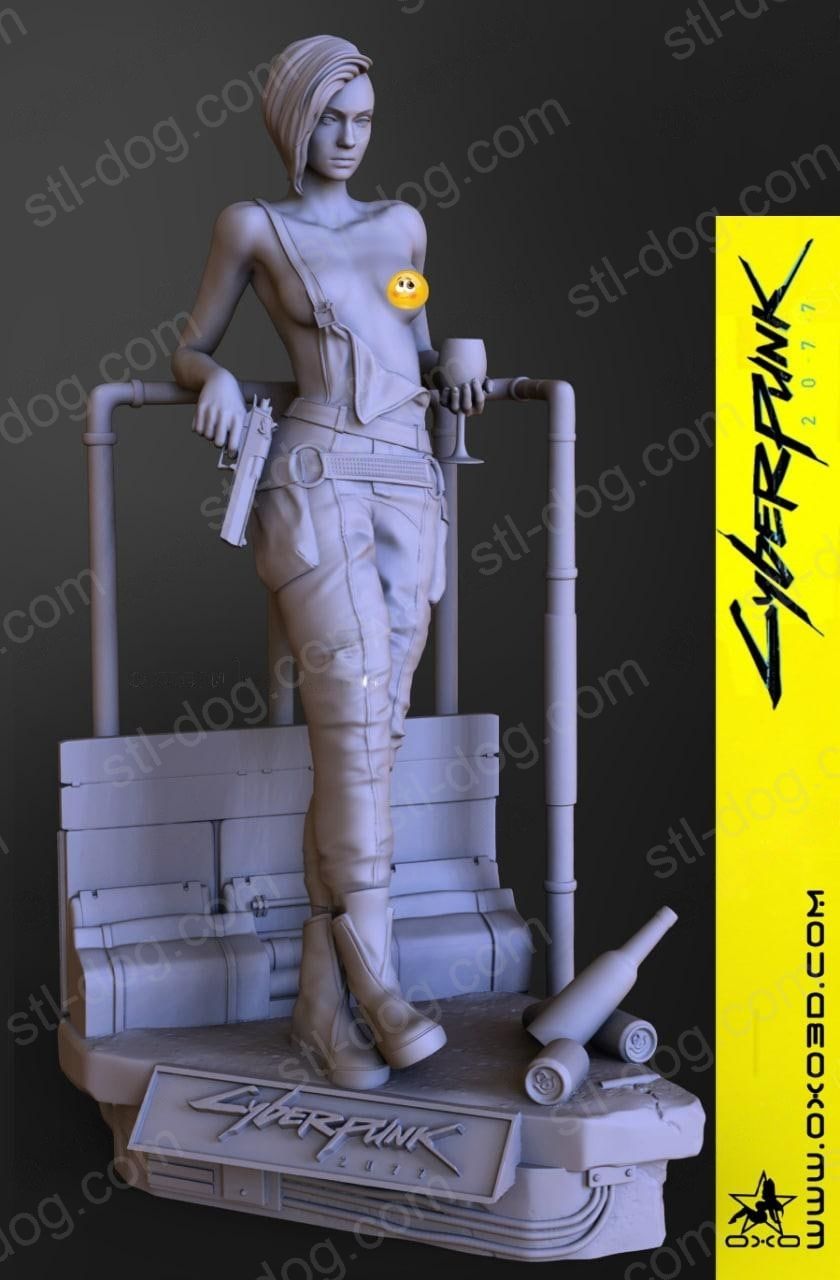 赛博朋克2077 朱迪 Judy Alvarez 3D打印图纸