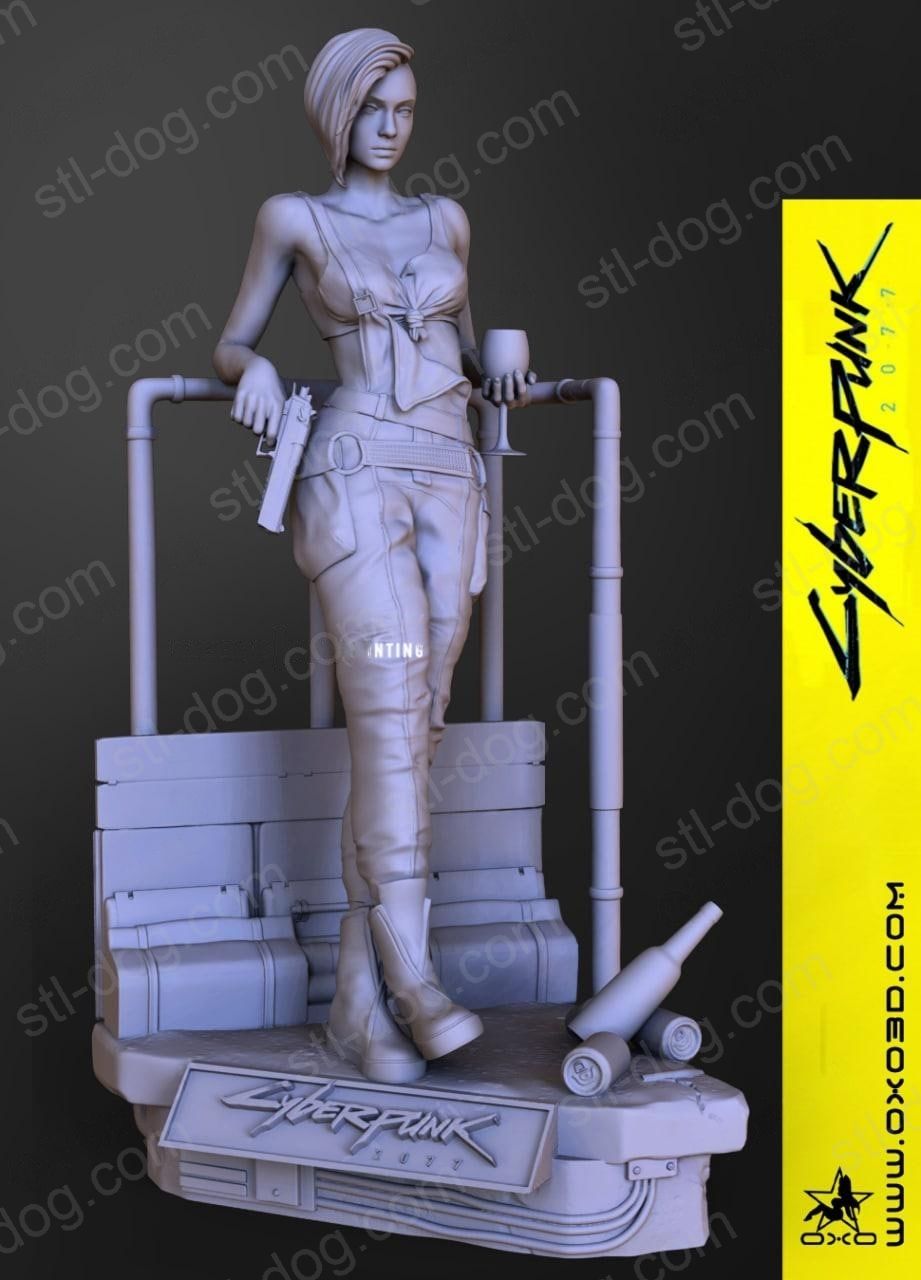 赛博朋克2077 朱迪 Judy Alvarez 3D打印图纸