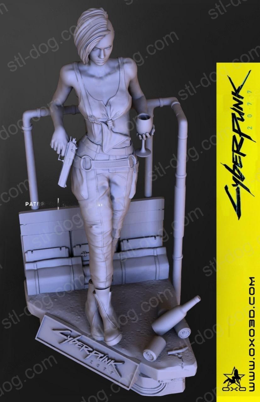 赛博朋克2077 朱迪 Judy Alvarez 3D打印图纸