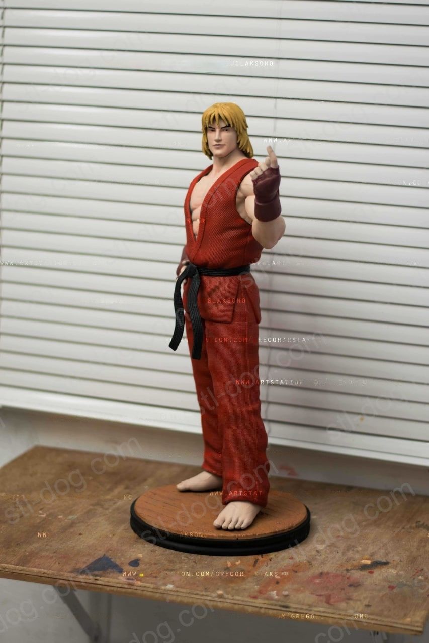 街头霸王 肯·马斯达斯 (Ken) 3D打印图纸