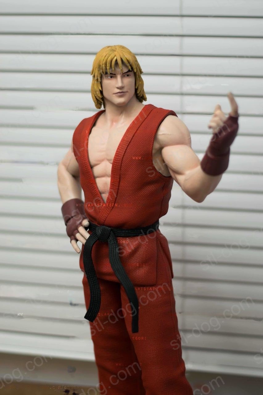 街头霸王 肯·马斯达斯 (Ken) 3D打印图纸