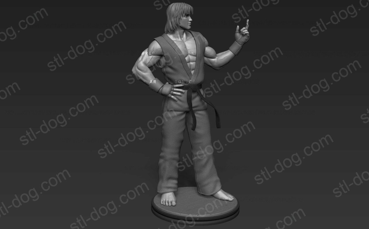 街头霸王 肯·马斯达斯 (Ken) 3D打印图纸