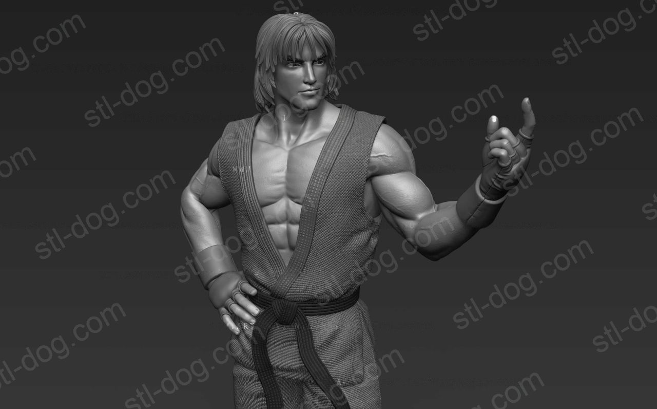 街头霸王 肯·马斯达斯 (Ken) 3D打印图纸