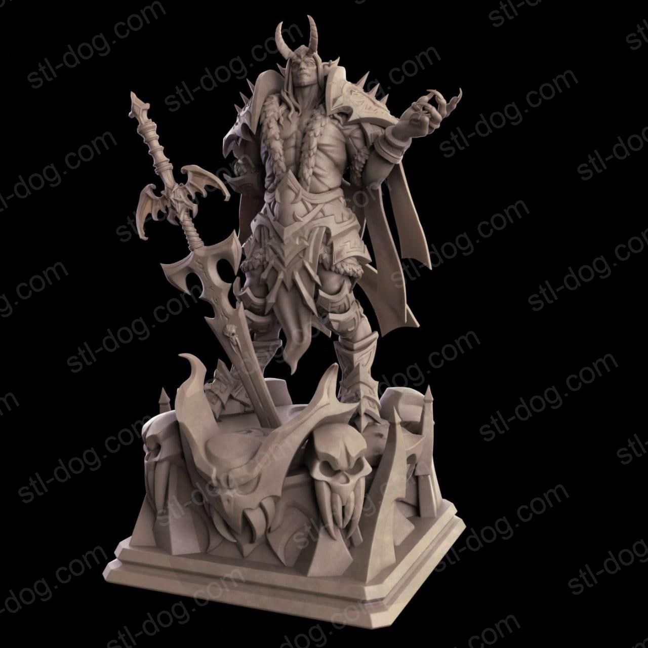 魔兽世界 西尔·丹纳修斯(Sire Denathrius) 3D打印图纸