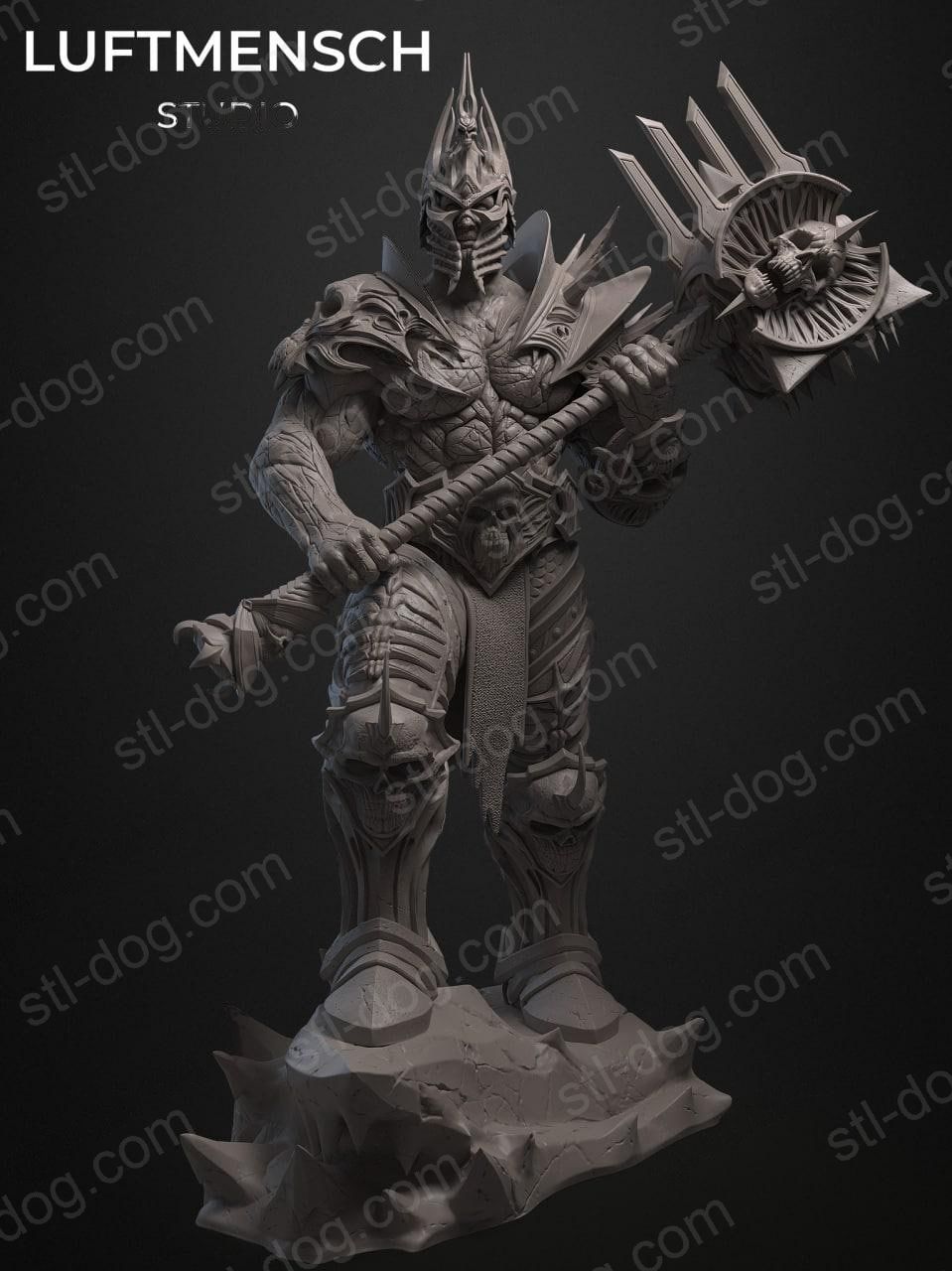 魔兽世界（Warcraft） 巫妖王 伯瓦尔（Bolvar） 3D打印图纸