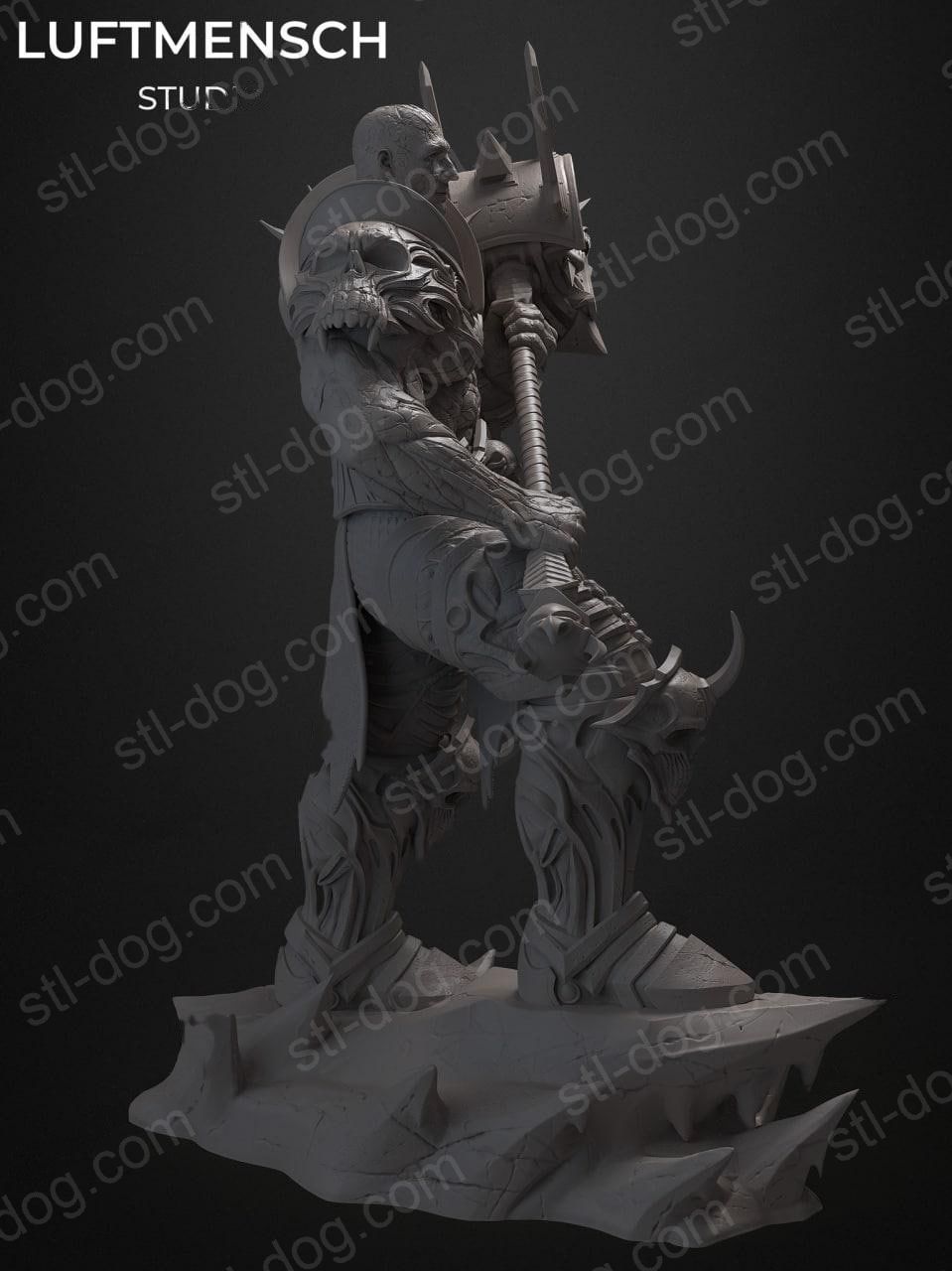 魔兽世界（Warcraft） 巫妖王 伯瓦尔（Bolvar） 3D打印图纸