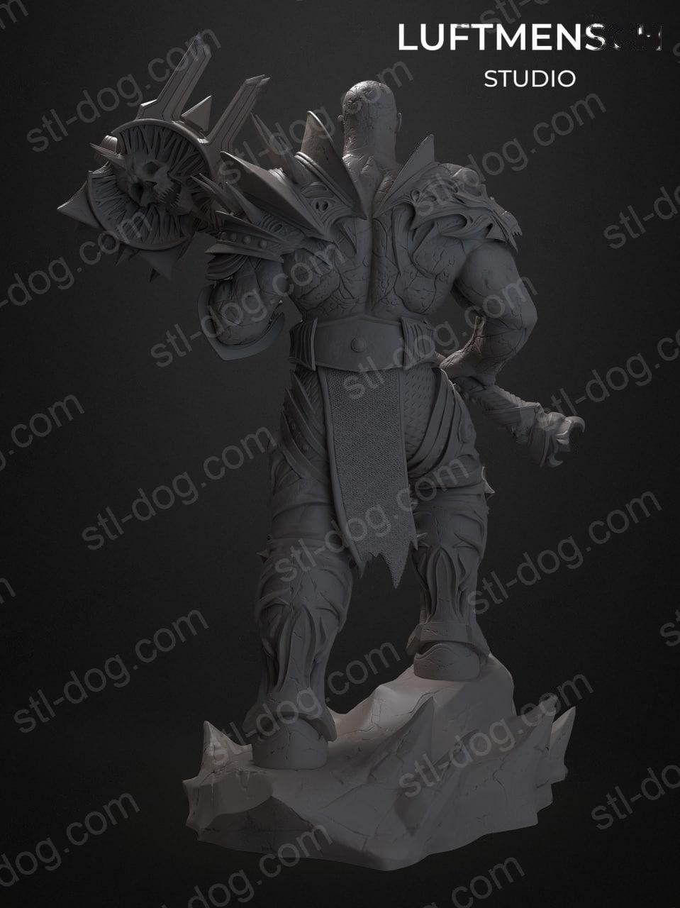 魔兽世界（Warcraft） 巫妖王 伯瓦尔（Bolvar） 3D打印图纸