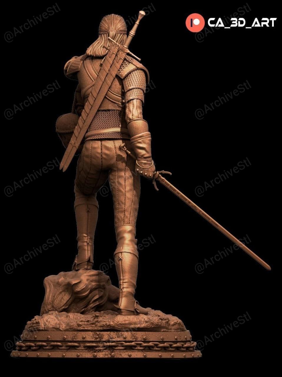 《巫师3狂猎（Geralt）》3D打印图纸