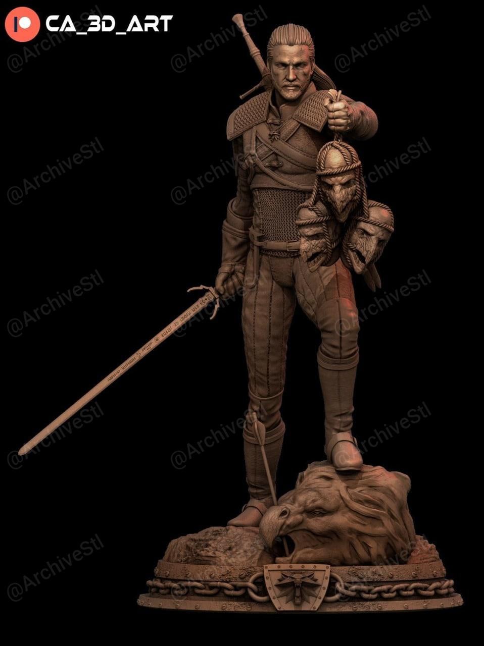 《巫师3狂猎（Geralt）》3D打印图纸