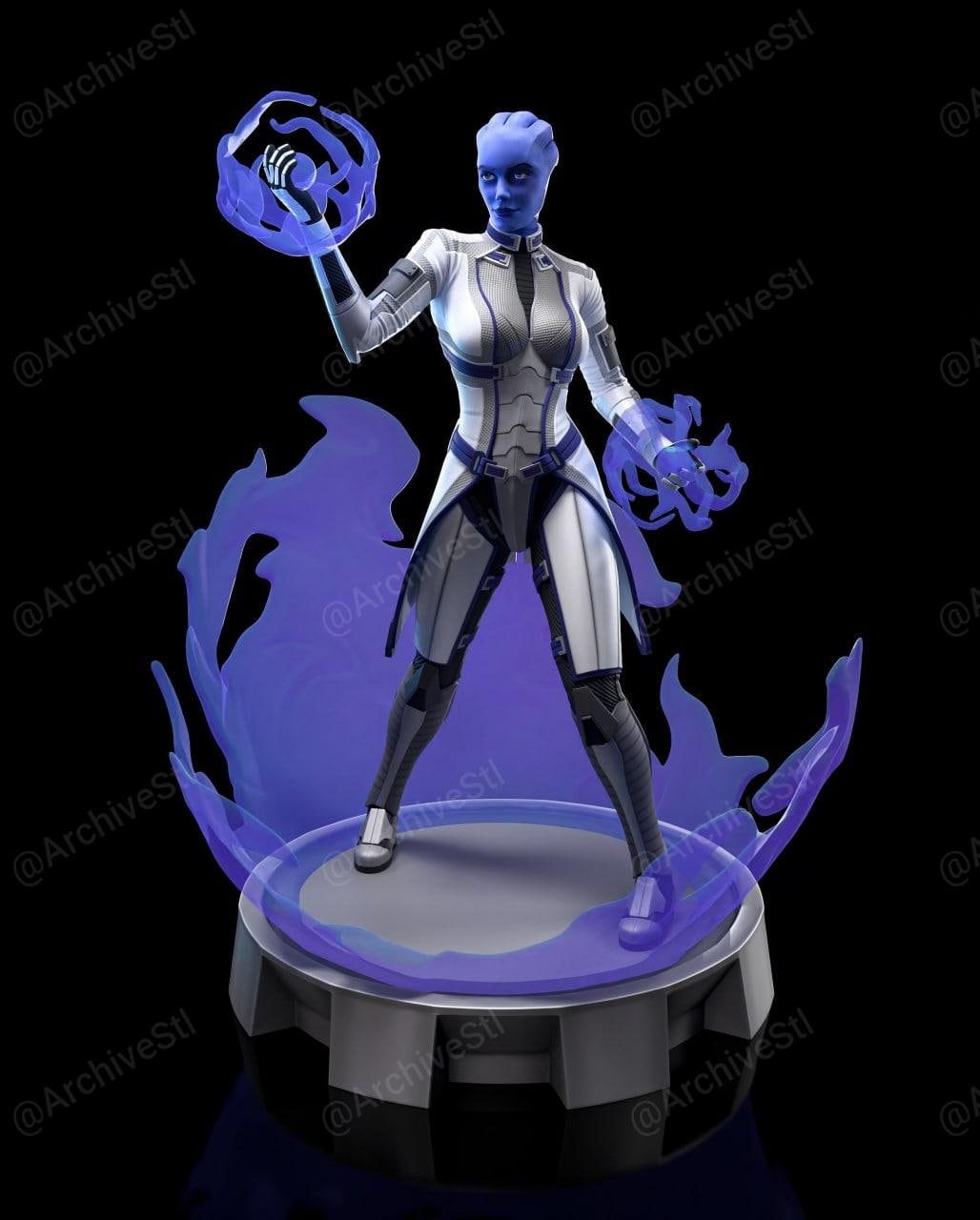Mass Effect 丽亚娜(Liara) 3D打印图纸