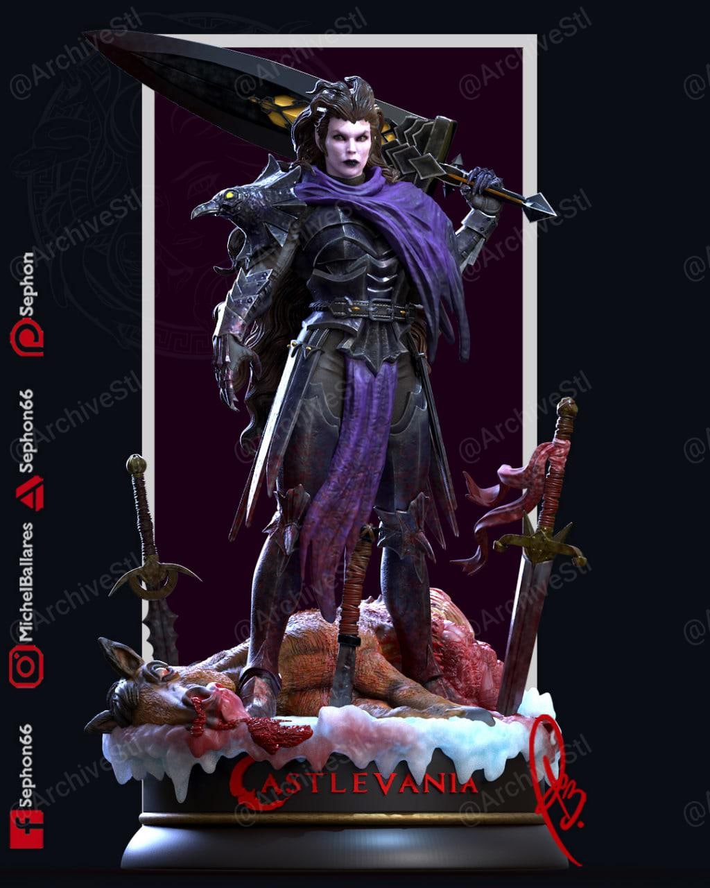 恶魔城 Castlevania Striga 3D打印图纸