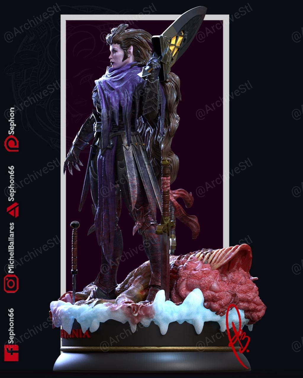 恶魔城 Castlevania Striga 3D打印图纸