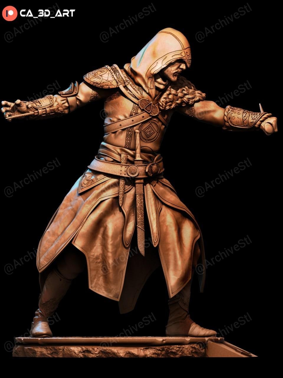 刺客信条 Assassin's Creed 伊苏·奥迪托雷(Ezio Auditore) 3D打印图纸