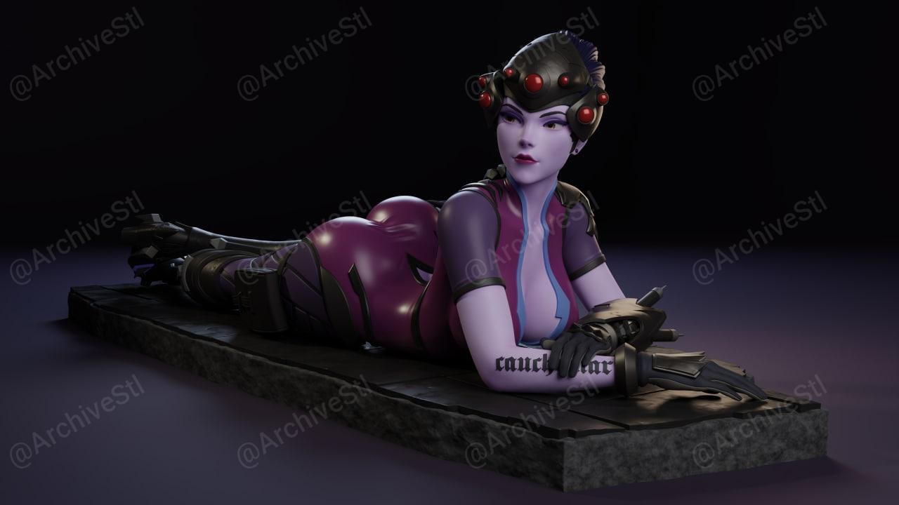 守望先锋（Overwatch） 黑百合（Widowmaker） 3D 打印图纸