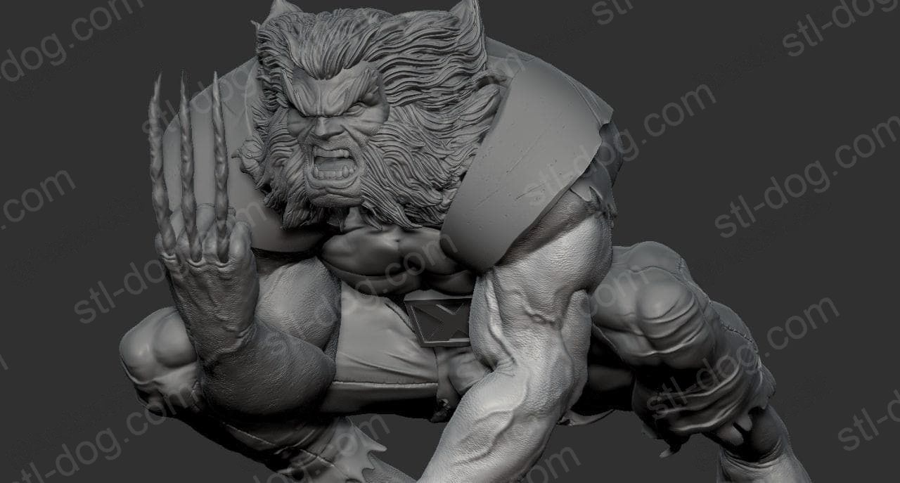 野生金刚狼(Wild Wolverine) 3D打印图纸