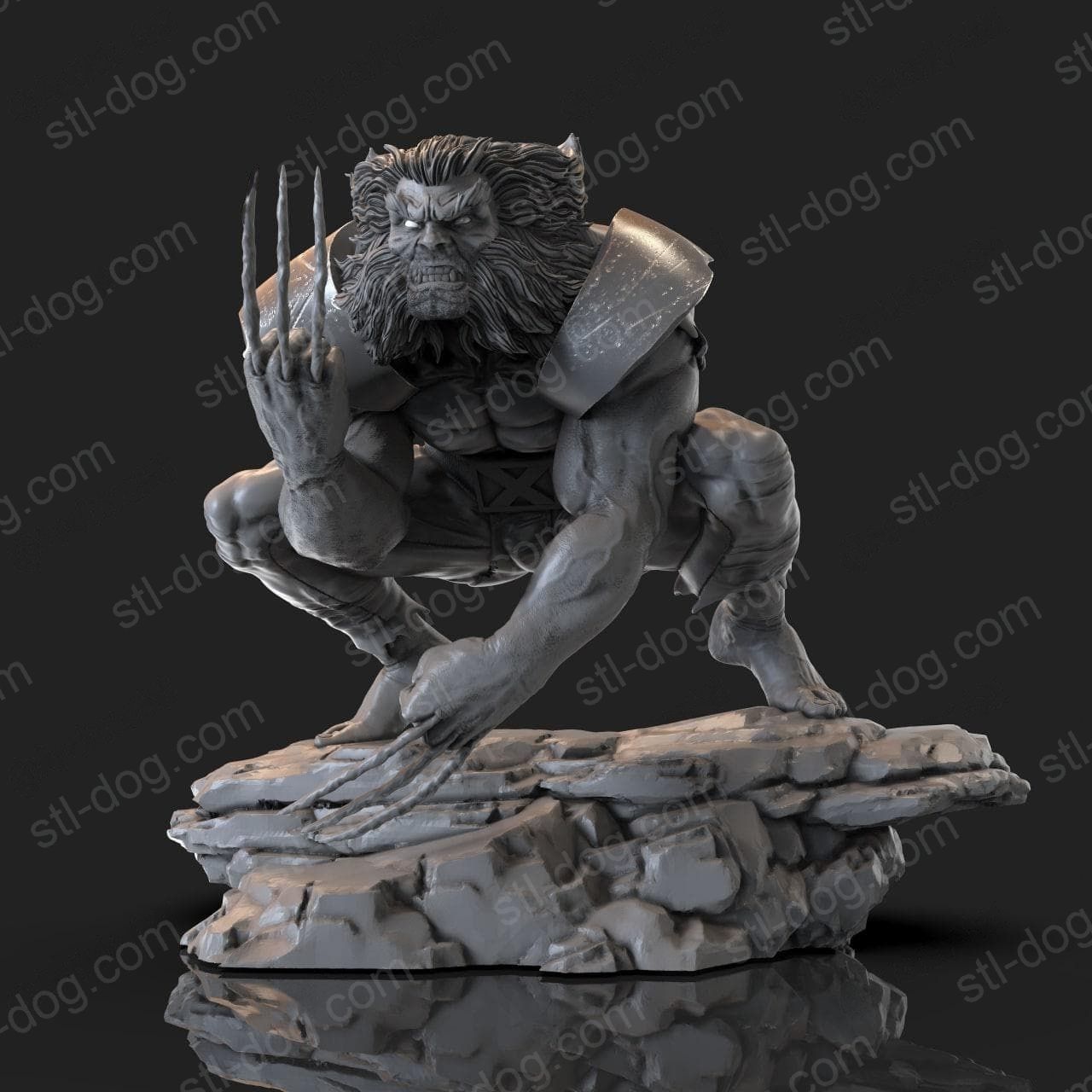 野生金刚狼(Wild Wolverine) 3D打印图纸
