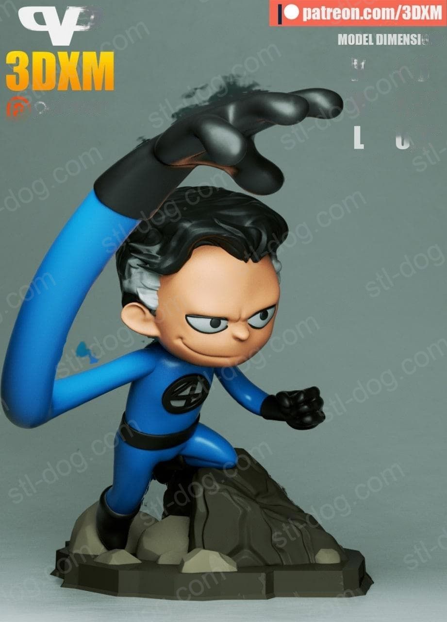 神奇四侠(Fantastic Four) 3D打印图纸