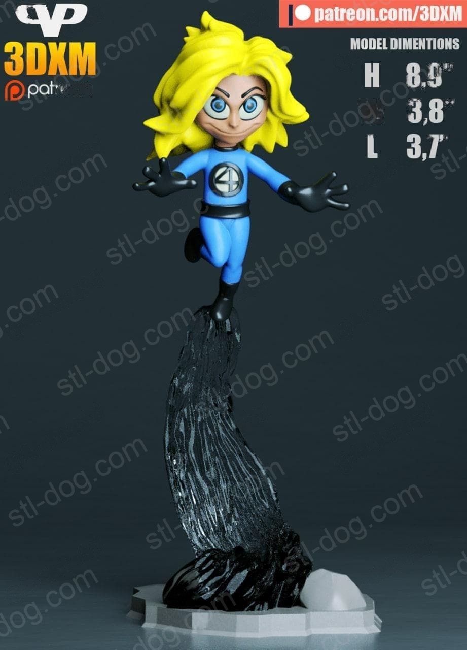 神奇四侠(Fantastic Four) 3D打印图纸