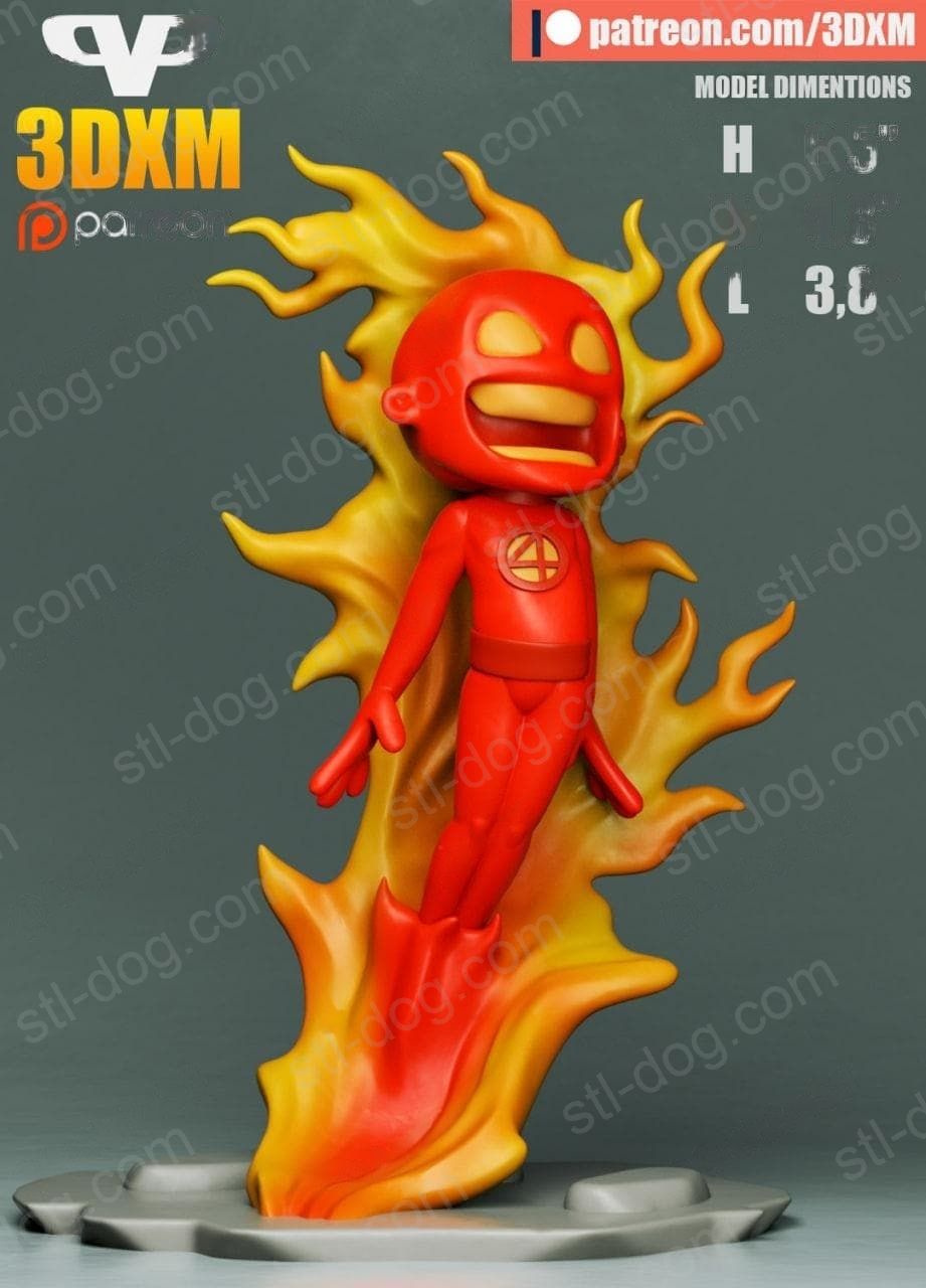 神奇四侠(Fantastic Four) 3D打印图纸