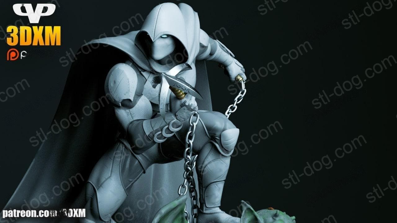 月光骑士(Moon Knight) 3D打印图纸