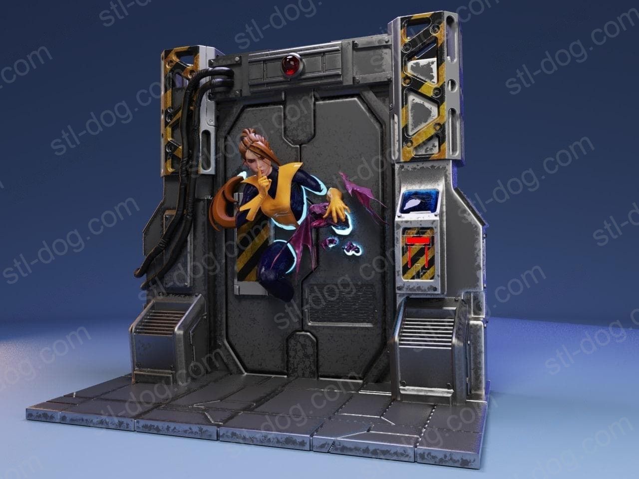 X战警 幻影猫 (Kitty Pryde) 3D打印图纸