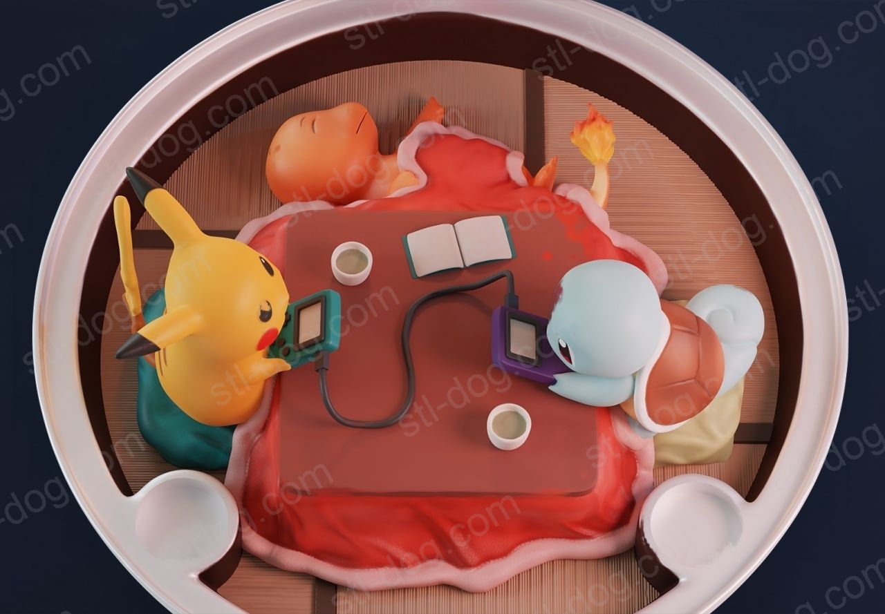 宝可梦 Pokémon 精灵球(Pokeball) 3D打印图纸