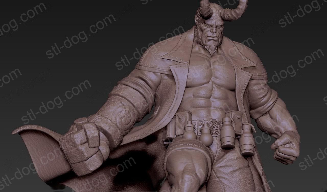 地狱男爵 Hellboy 3D打印图纸
