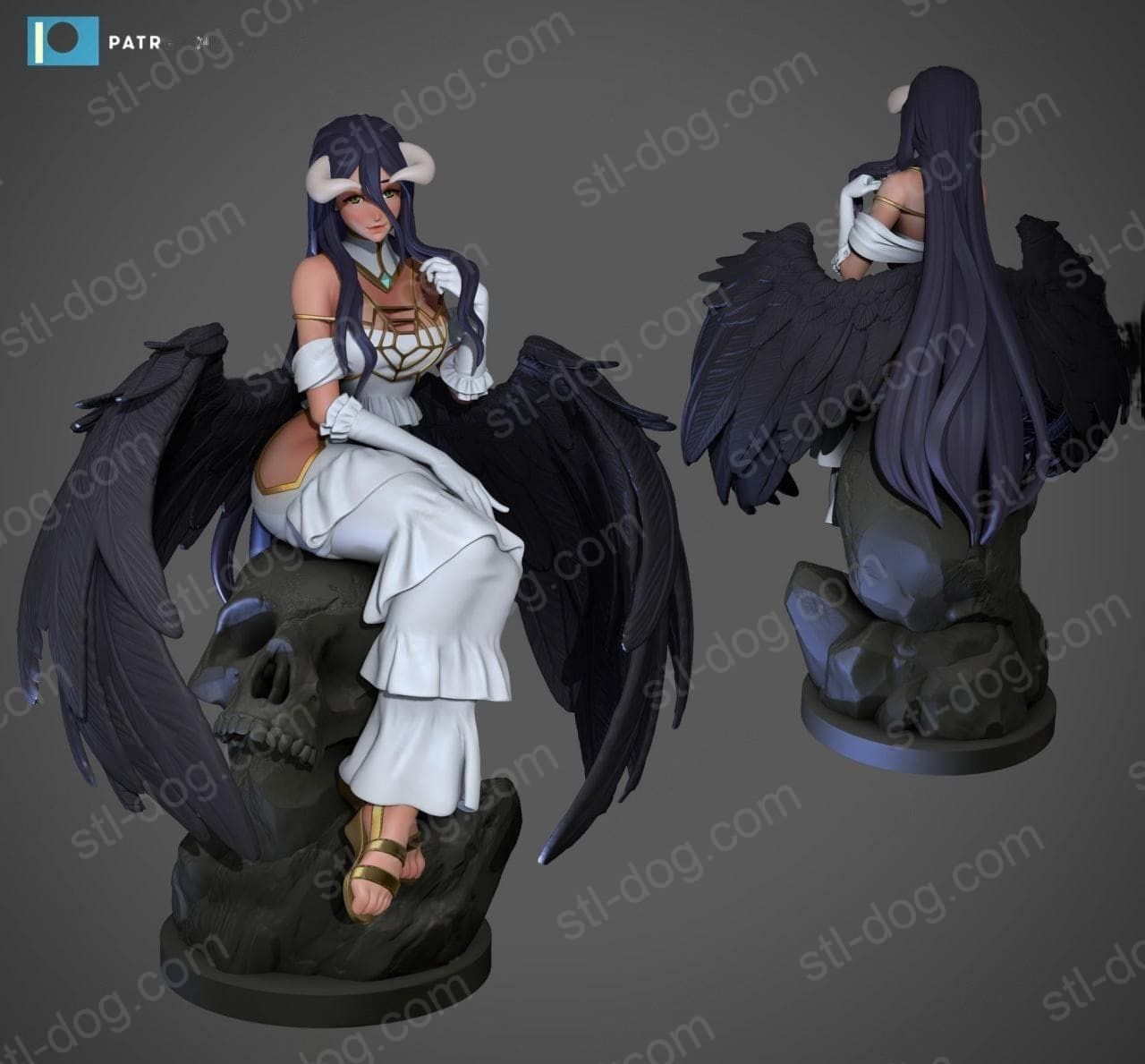 Overlord 雅儿贝德 魅魔 3D打印图纸