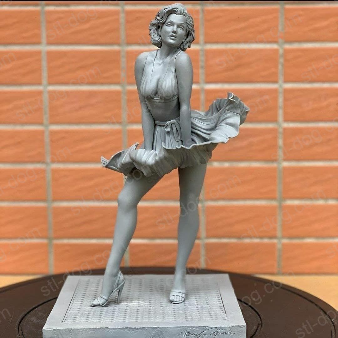 玛丽莲·梦露(Marilyn Monroe) 3D打印图纸