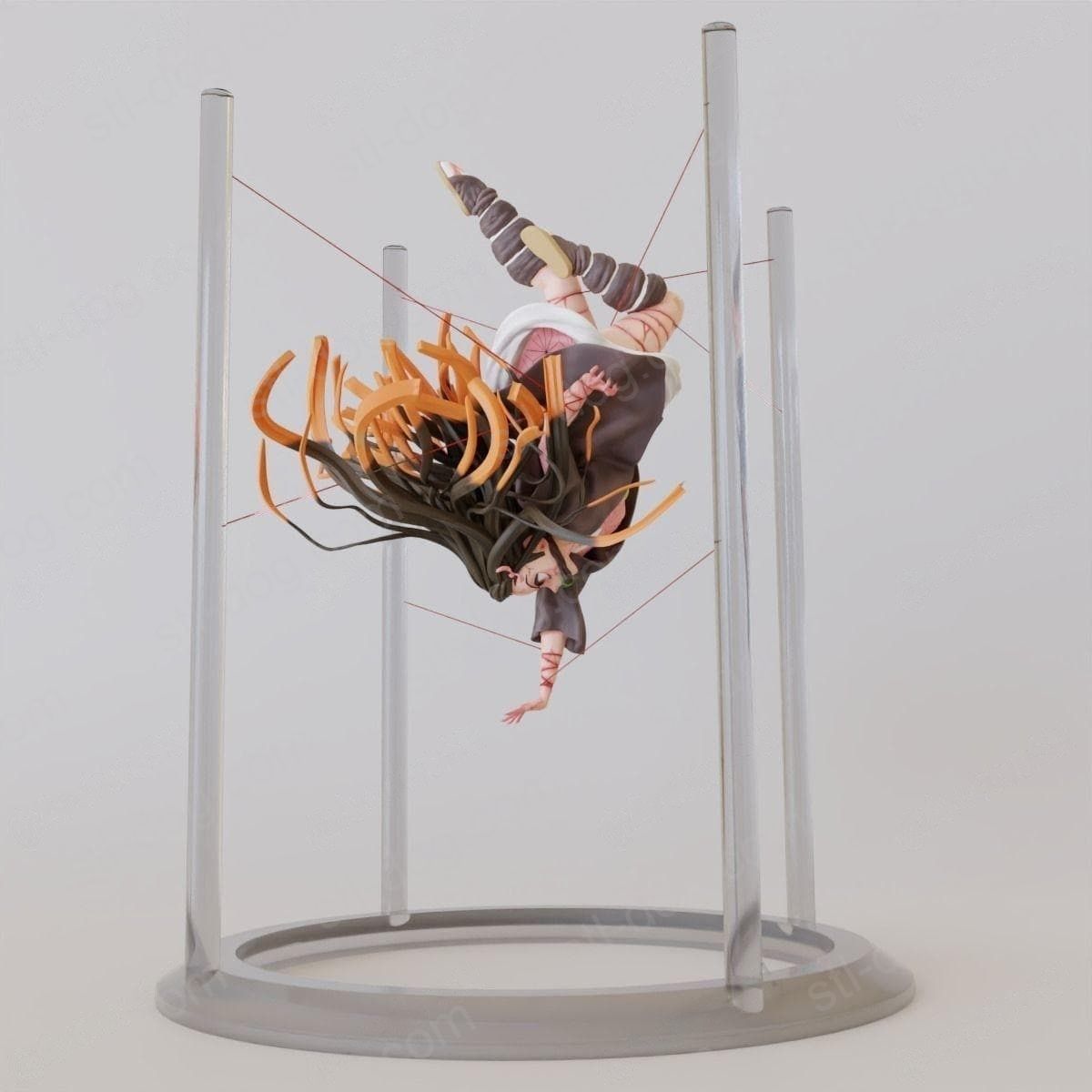 鬼灭之刃 祢豆子 血鬼术:累 (Blood Demon Art) 3D打印图纸