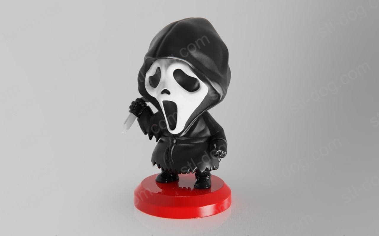 死神 哭泣小人(Scream Chibi) 3D打印图纸